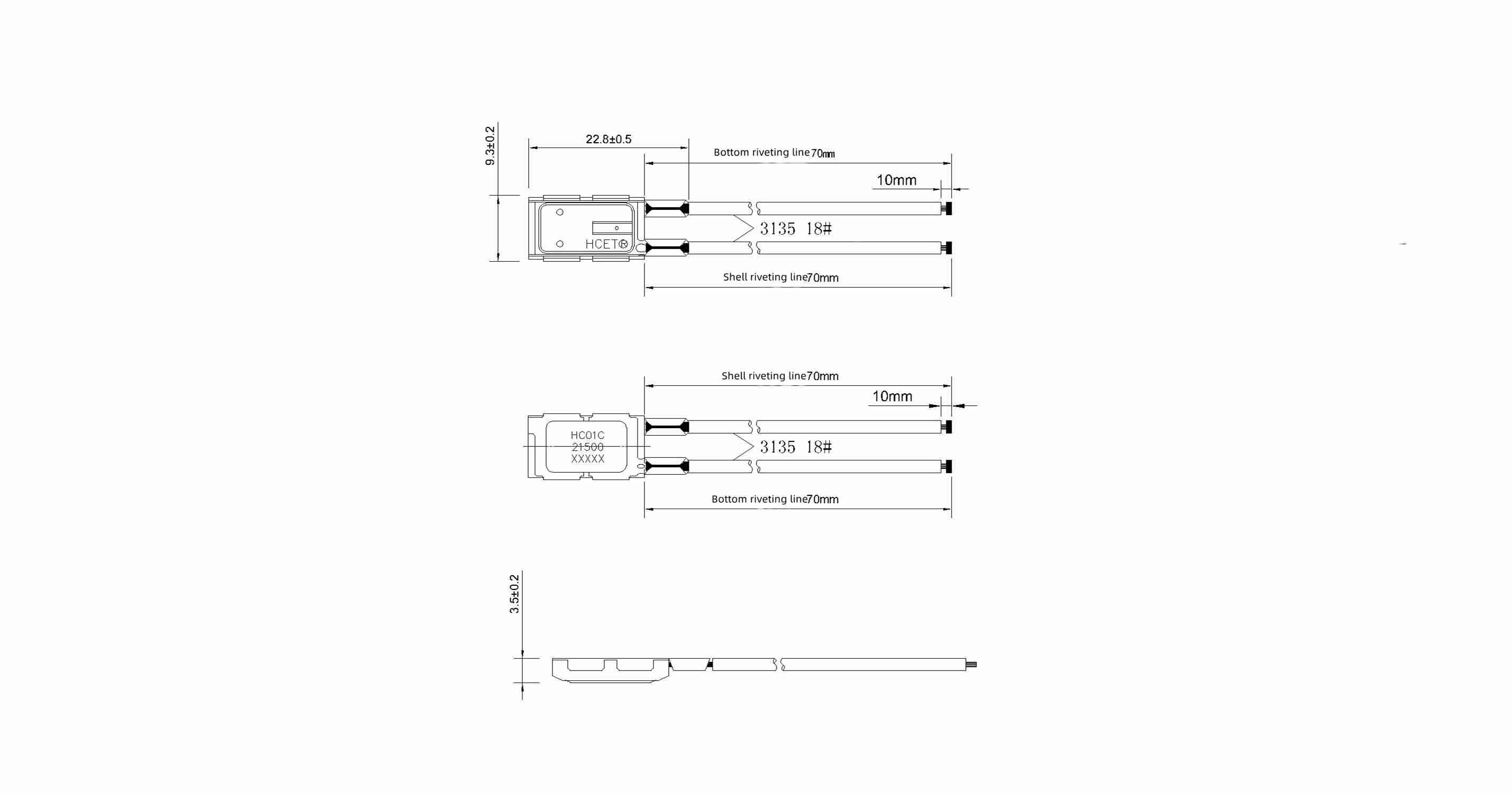 bimetallic temperature switch