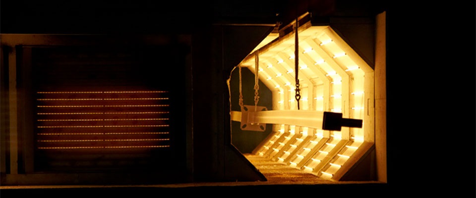 infrared heating lamp for coating