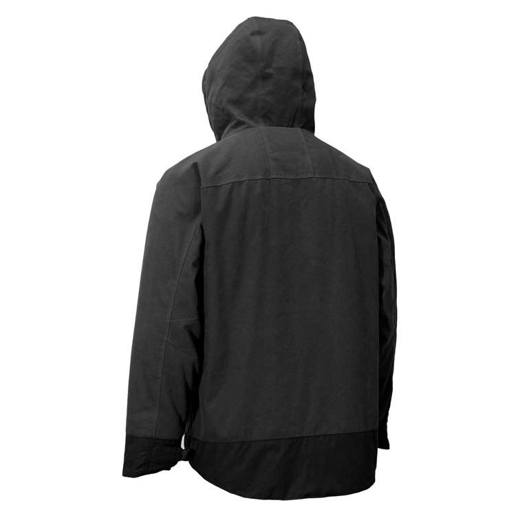 Work jacket with hood