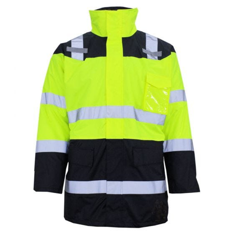 Men's hi vis rain jacket