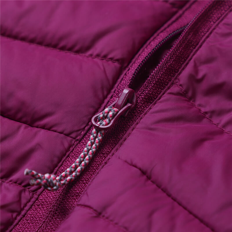 Ladies' Purple Light Insulated Duck Down Jacket