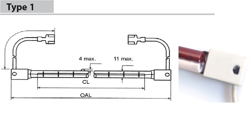 infrared ruby lamps