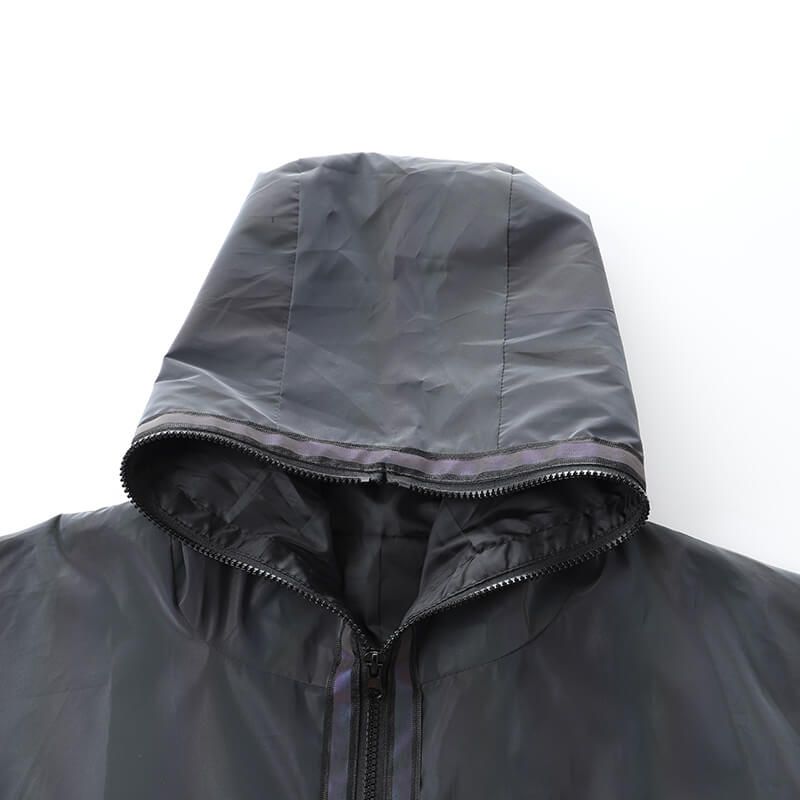 Mens windbreaker jacket with hood