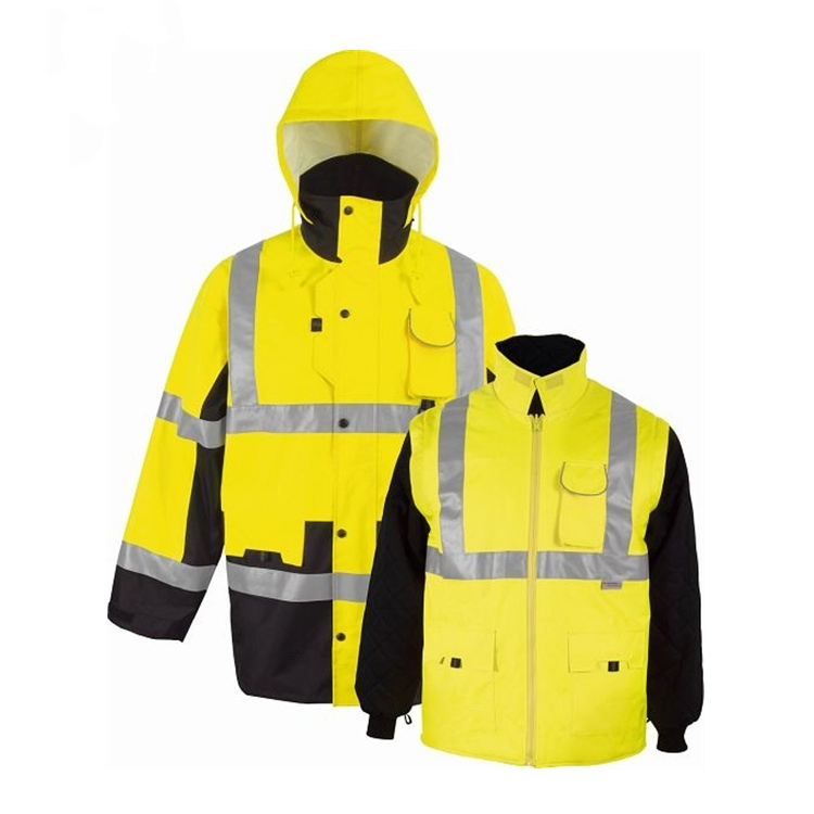 Hi vis winter jacket 