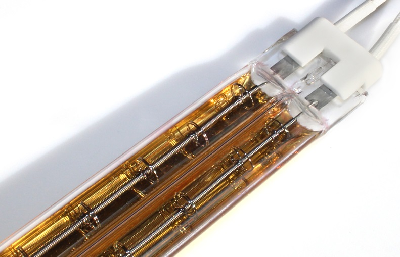 Twin Tube Tungsten Halogen Short Wave Infrared Heater Lamps 380V 4000W