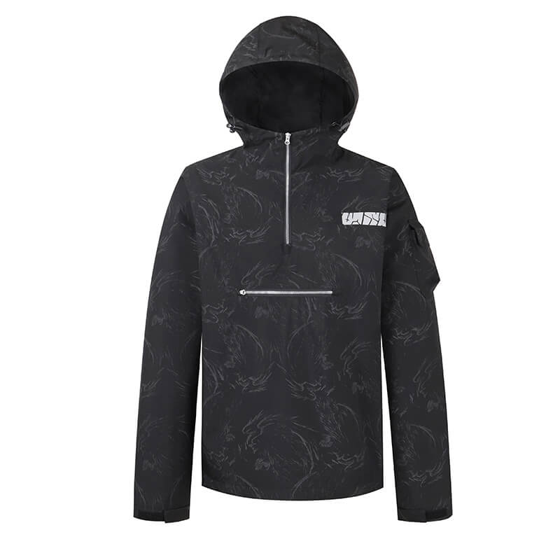 Mens quarter zip windbreaker