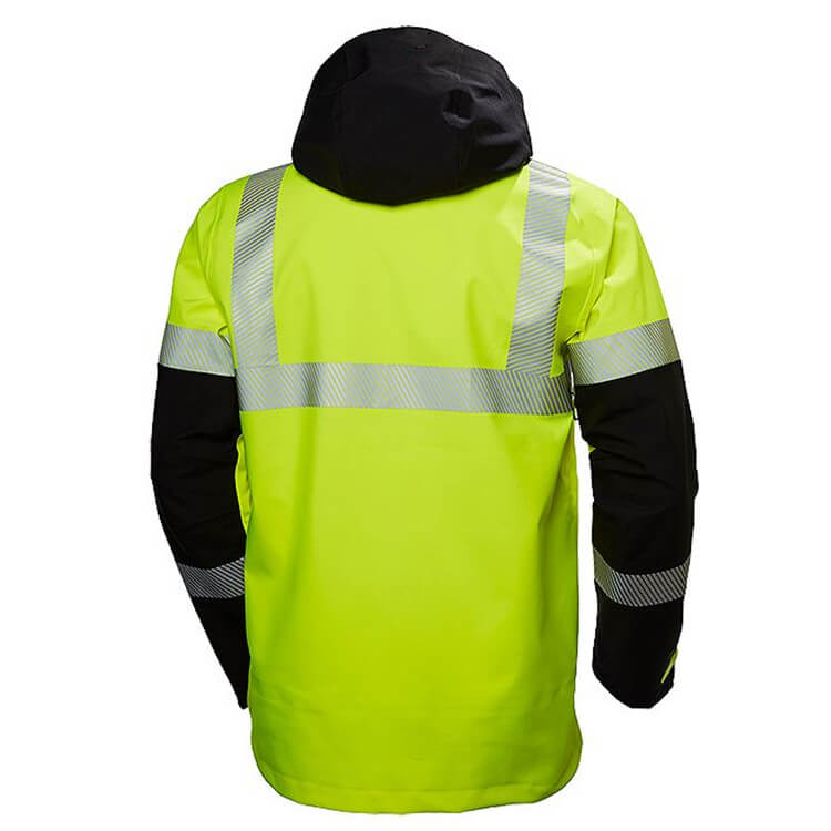 Men's safety rain jacket