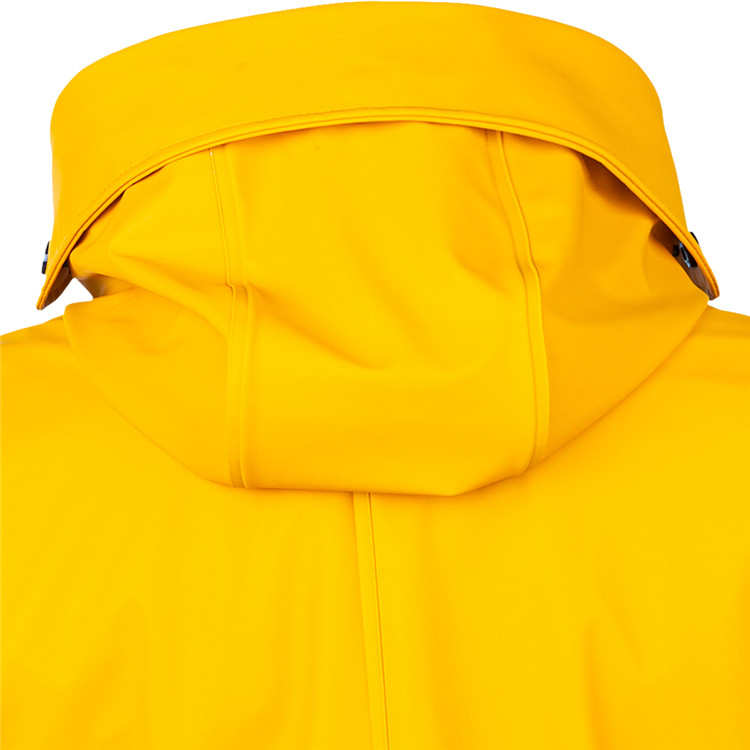 Hooded rain jacket