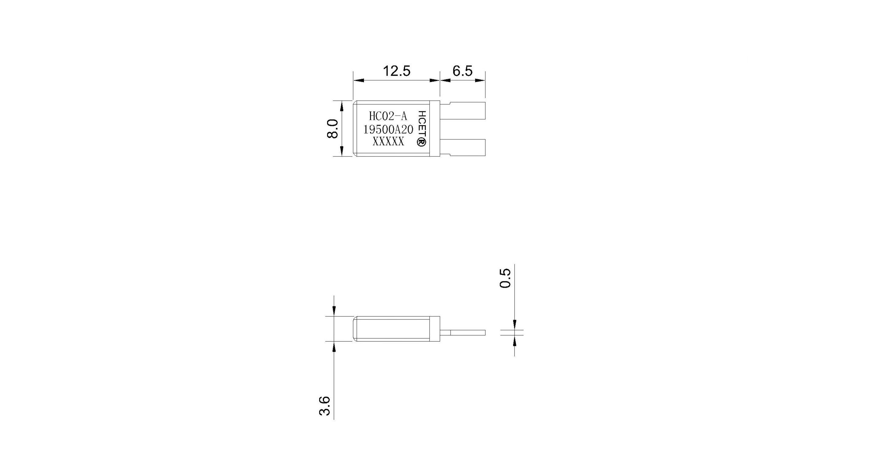 Bimetal motor thermal protector Bimetal motor thermal protector