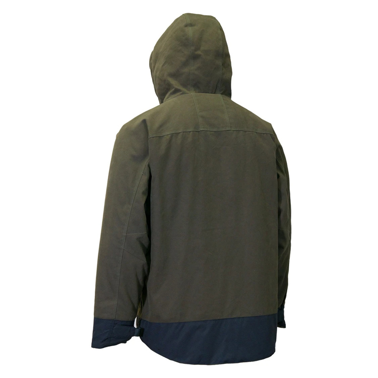 Work jacket with hood