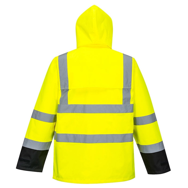 Men's safety rain jacket