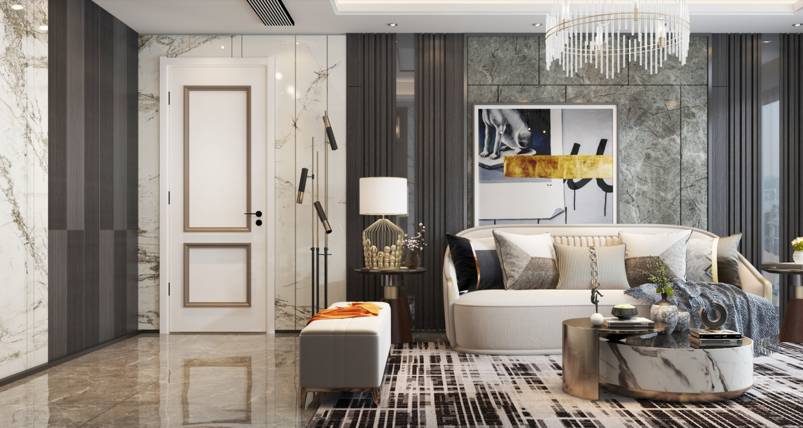 Modern Style Interior Wall Panel Wood Living Wall Design-sfyh.com