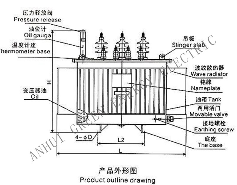 specification of distribution transformer
