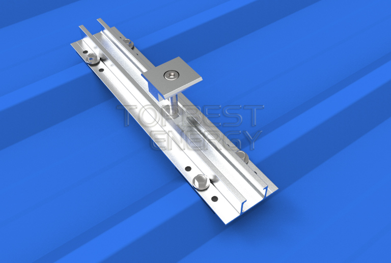 mini rail for trapezoidal Metal Roof