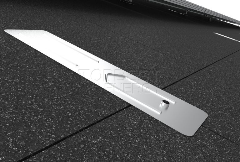 Solar bracket for asphalt shingle roof Solar bracket for asphalt shingle roof