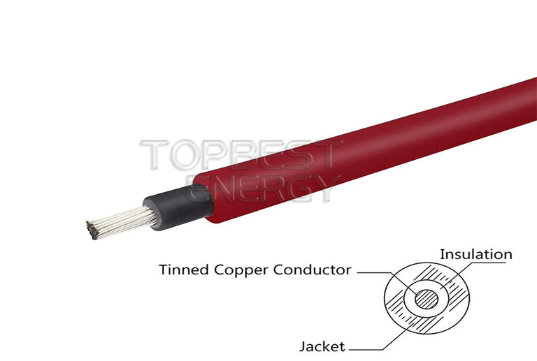 Solar Panel Extension Cable with Female and Male Connectors