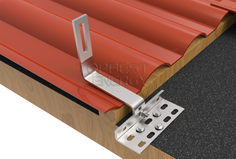 Adjustable solar roof hook Adjustable solar roof hook