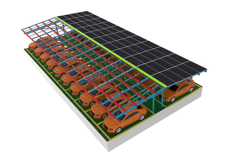 solar carport mounting system