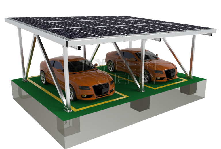 Aluminium Waterproof Solar Carport Mounting System