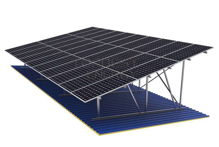 Zn-Al-Mg Coated Steel Solar Mounting Structures 