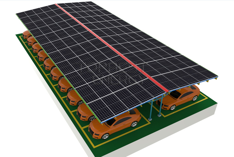 waterproof solar carport structure