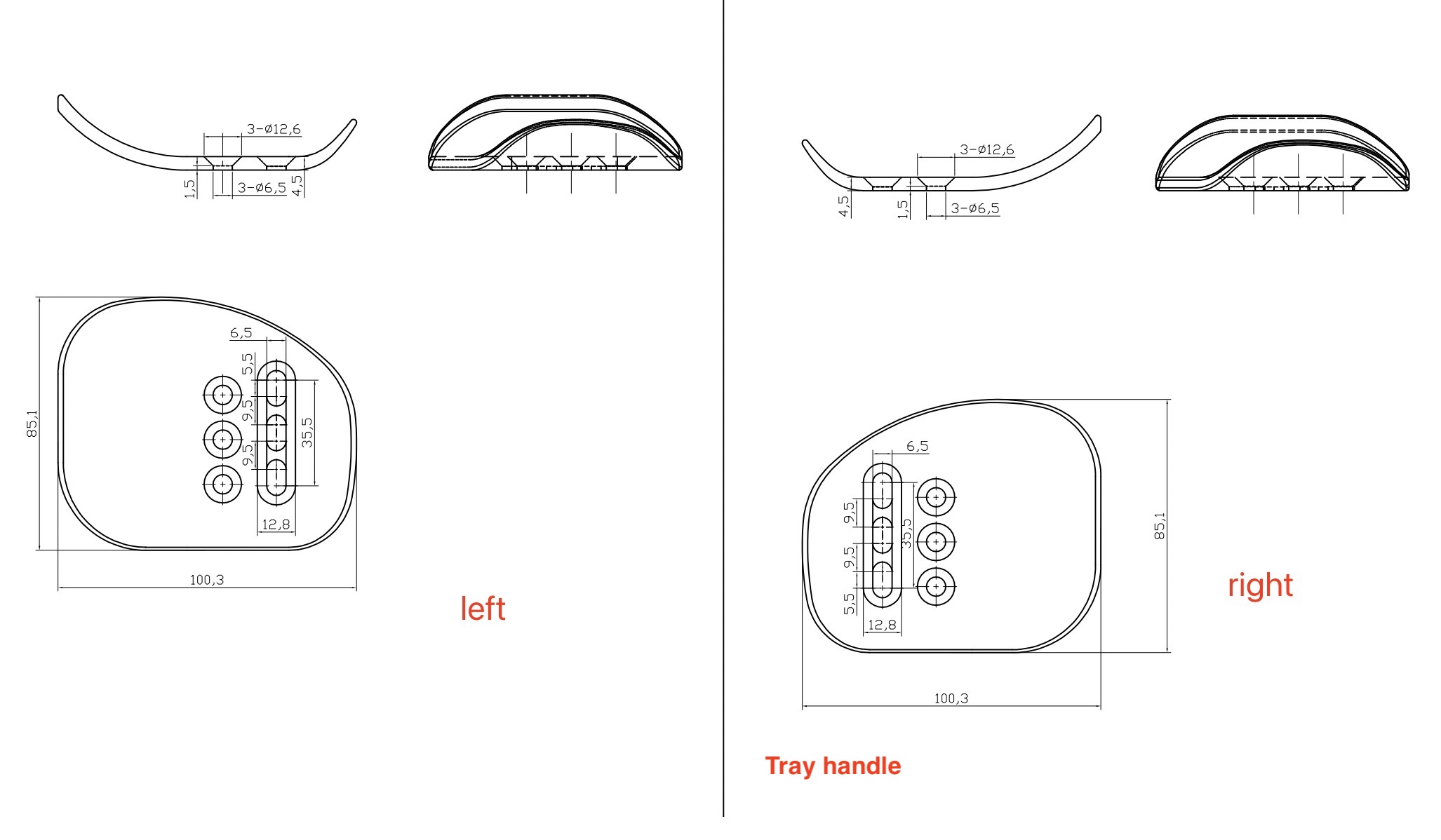 Handle bar for Time Trial Frame Handle bar for Time Trial Frame