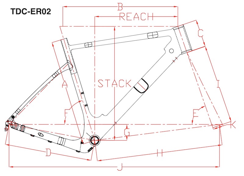 Gravel E-Bike frameset