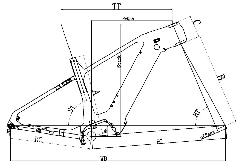 Hardtail Carbon Fiber Frames Factory