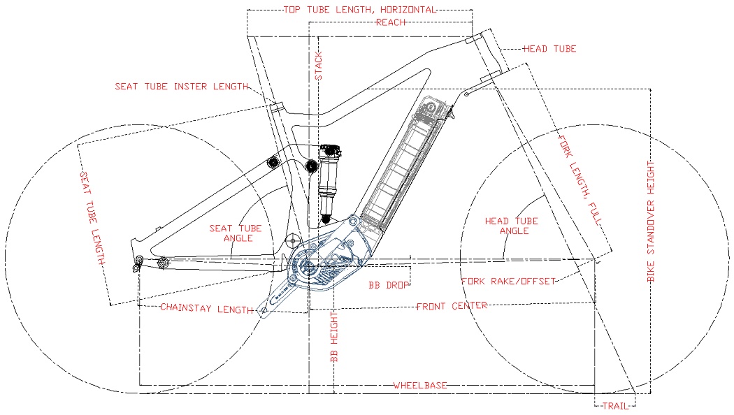E bike frame geometry and size chart E bike frame geometry and size chart