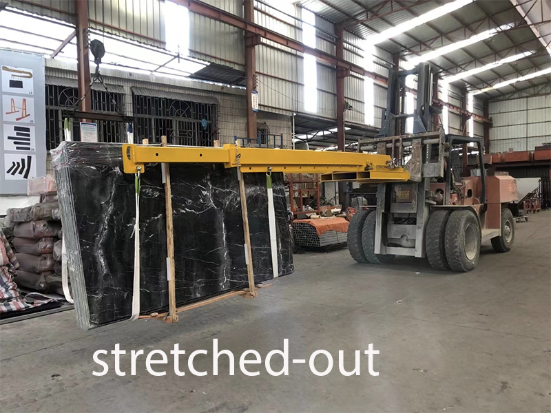forklift extension arm to lift gran quartz slab