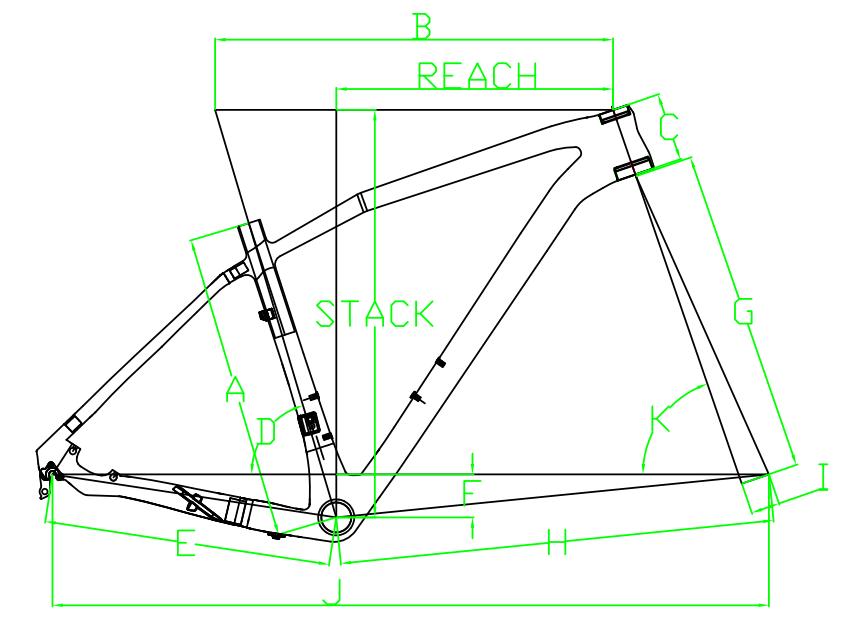 Carbon Hardtail Frameset