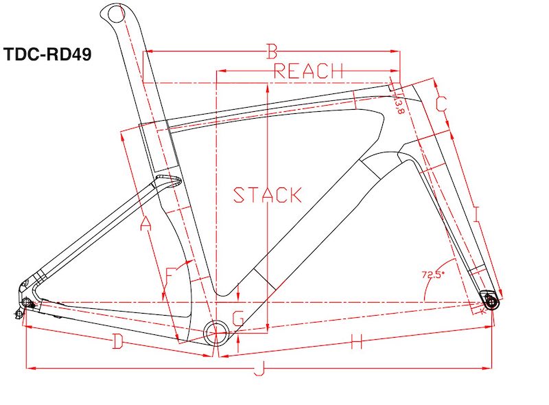 Areo Road Carbon Disc Brake Frame