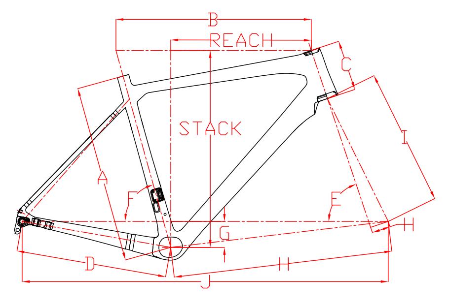 Carbon Road Caliper Rim Brake Frame 