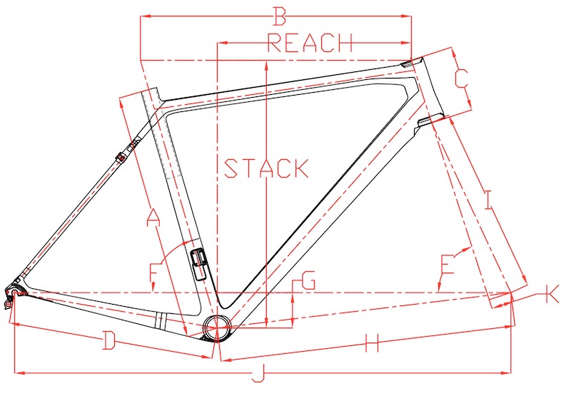 Rim Brake bike carbon Frameset