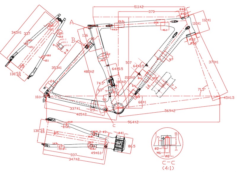 Bicycle Aero Road Frameset