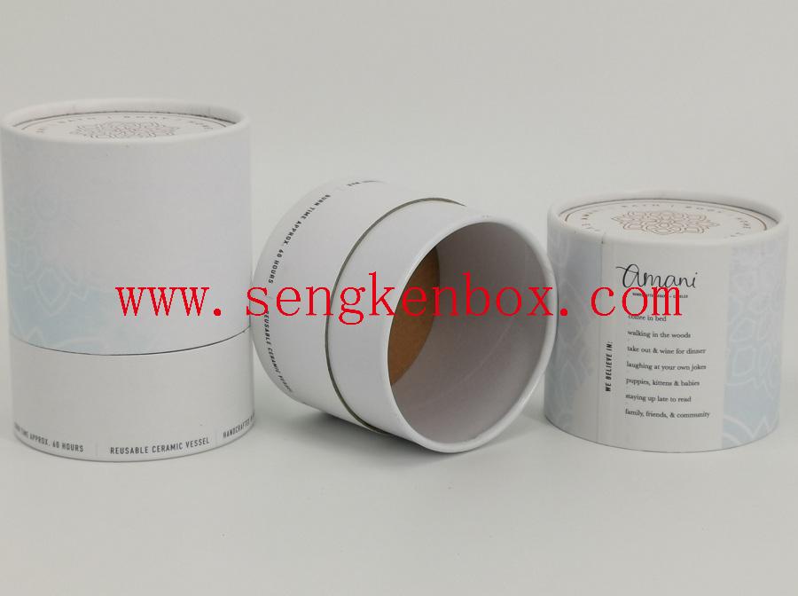 Paper Canister with Rolled Edge Paper Canister with Rolled Edge