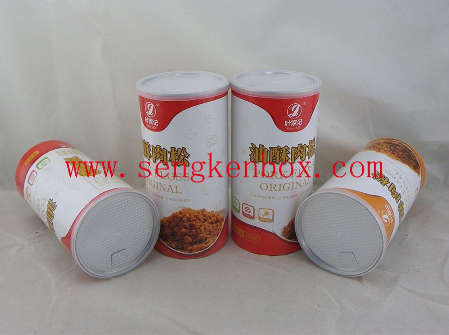 Paper Cans With Plastic Cover