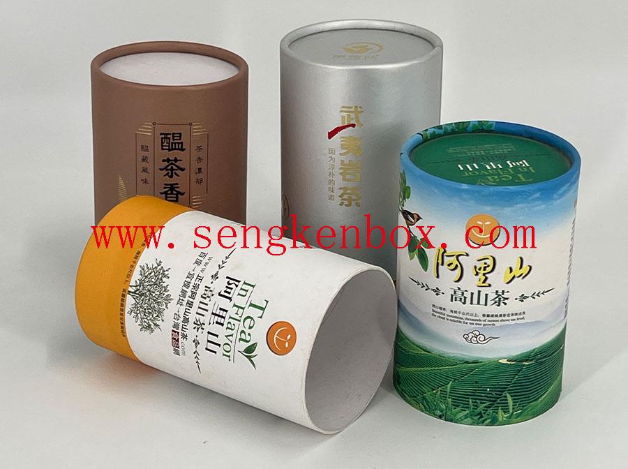Different Types Tea Paper Cans