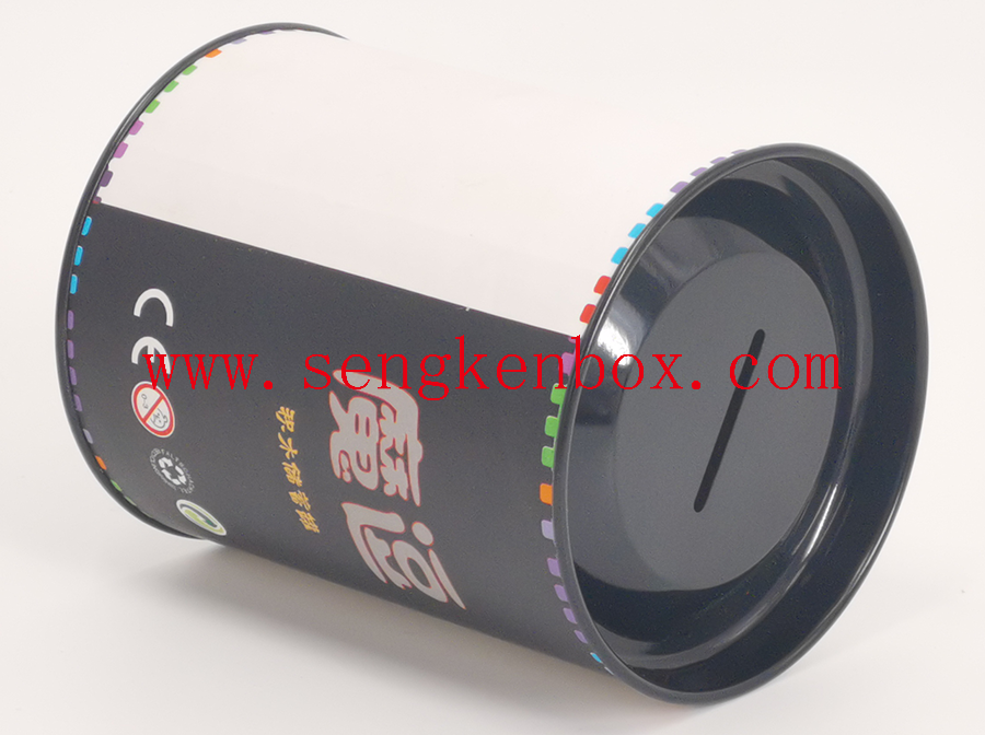 Paper Canister with Coin Slot