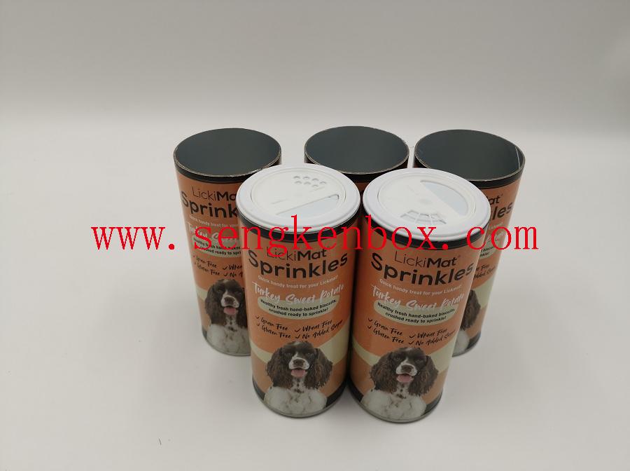 Food Packaging Shaker Paper Canister