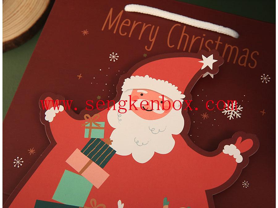 Santa Claus Christmas Paper Gift Bag Santa Claus Christmas Paper Gift Bag