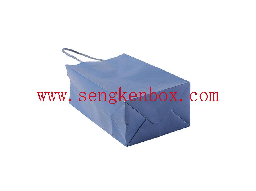 Blue Paper Gift Bag Blue Paper Gift Bag