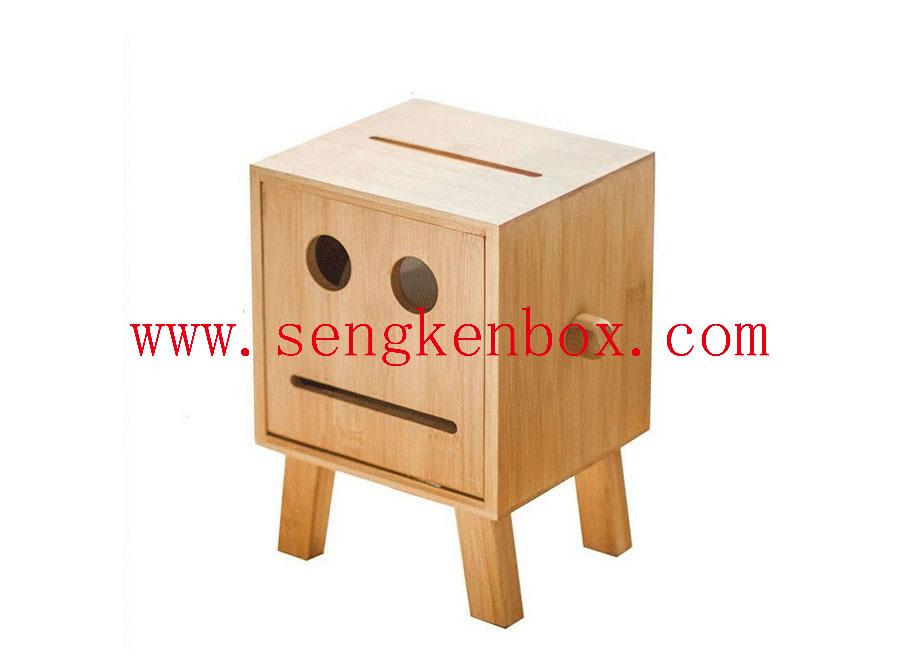 Wooden Box With Four Legs Supporting Wooden Box With Four Legs Supporting