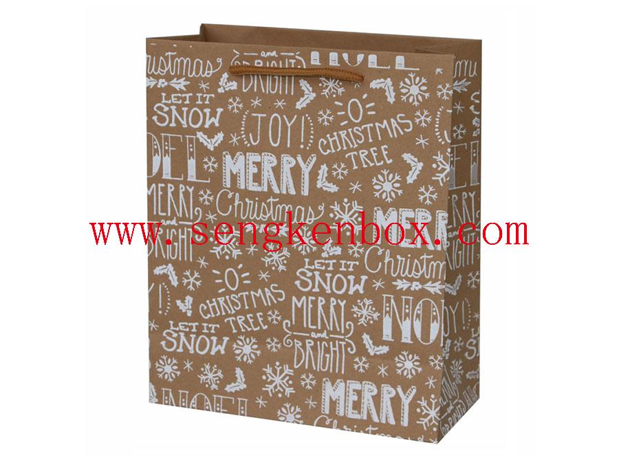 Letter Pattern Paper Gift Bag Letter Pattern Paper Gift Bag