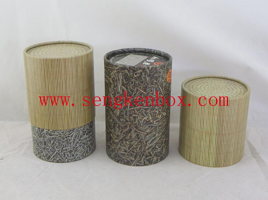 Tree Color Upper Kraft Paper Canister Tree Color Upper Kraft Paper Canister