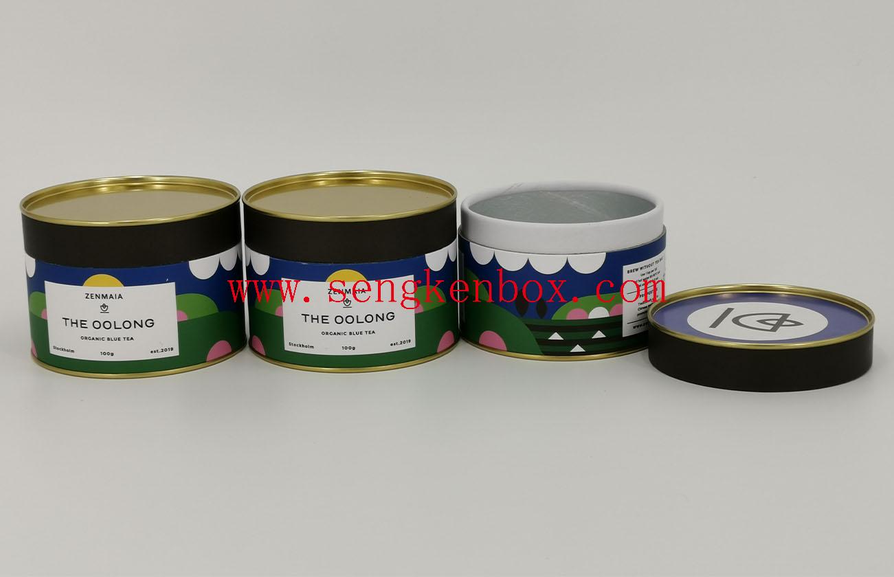 Paper Cans with Tinplate Lid Paper Cans with Tinplate Lid