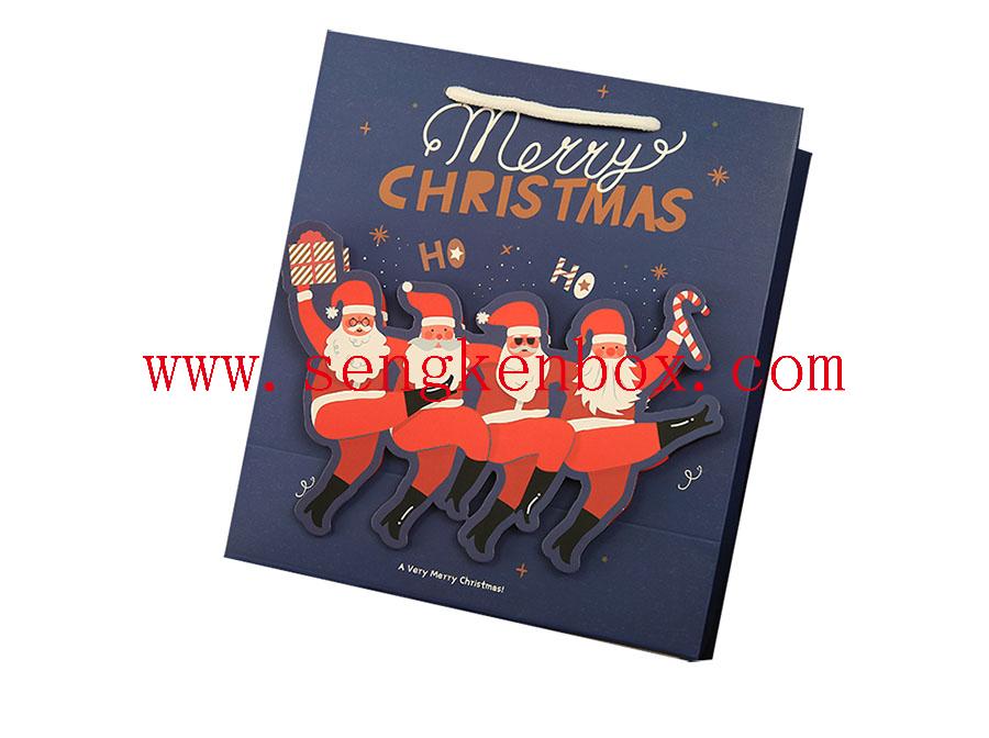 Santa Claus Christmas Paper Gift Bag Santa Claus Christmas Paper Gift Bag