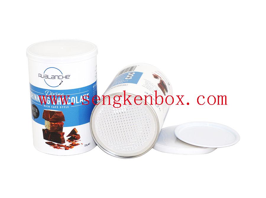 Paper Cans with Peel Off Lids