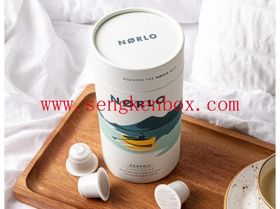 Recyclable Tea Paper Cylinder Cans