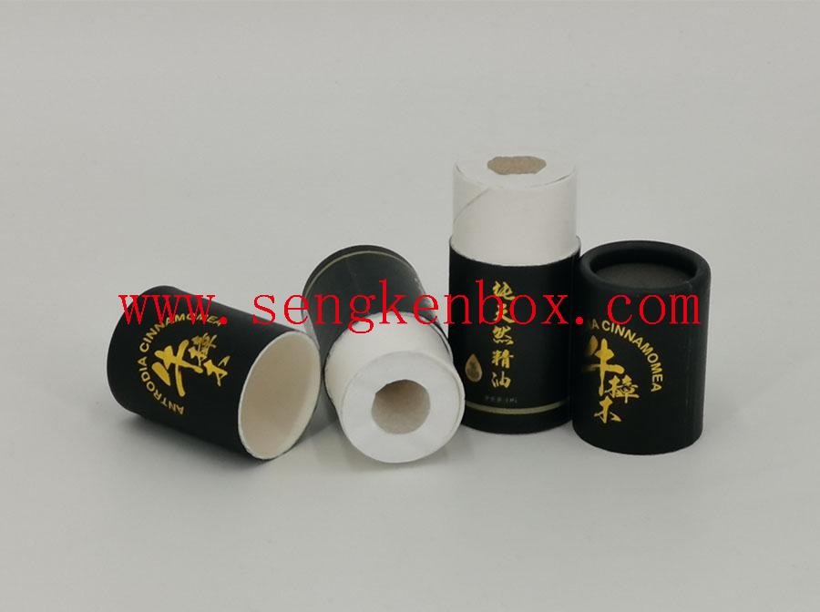 Oil Packaging Black Cardboard Tube Oil Packaging Black Cardboard Tube